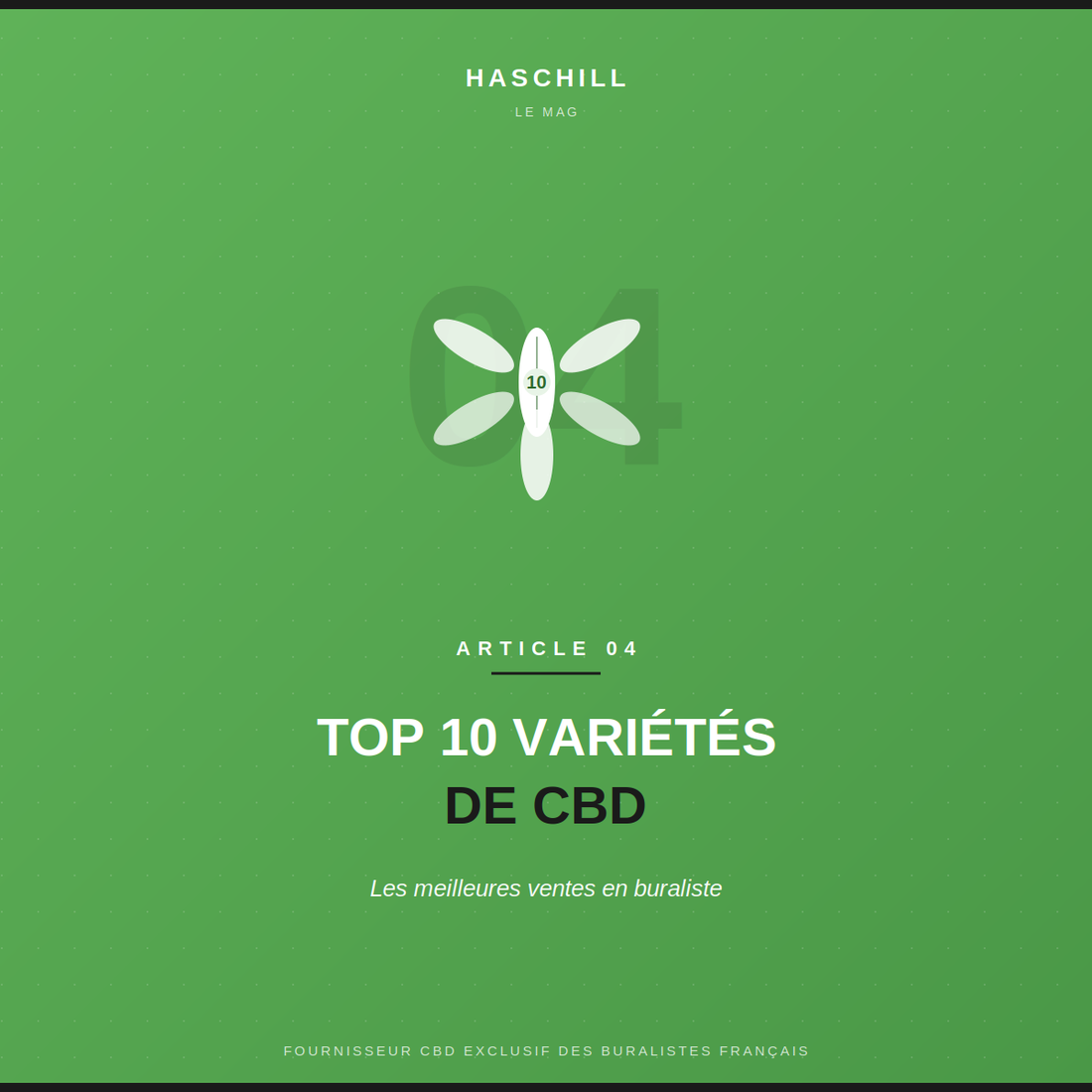 Les 10 variétés de CBD qui se vendent le mieux en bureau de tabac