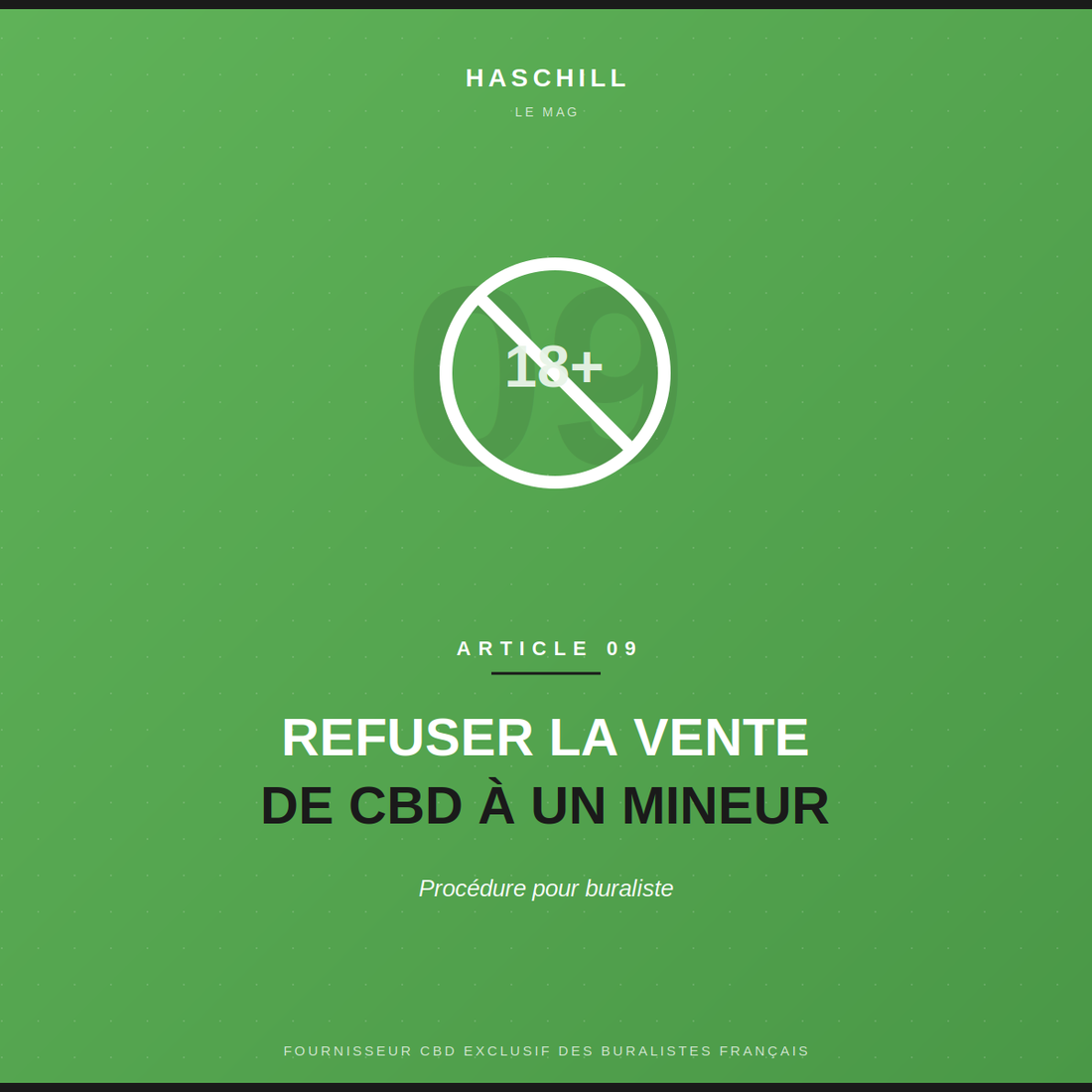 Buraliste : comment éviter (et refuser) la vente de CBD à un mineur