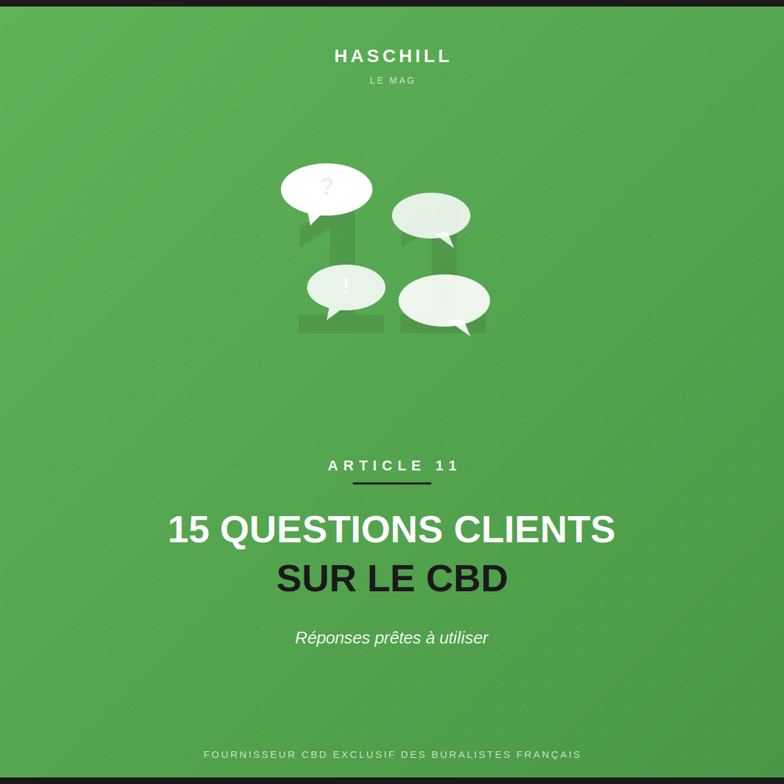 Les 15 questions clients les plus fréquentes sur le CBD (et comment y répondre)