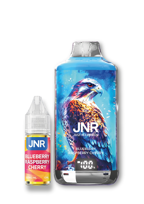 Puff jetable JNR BLUEBERRY RASPBERRY CHERRY - carton de 5 pour buraliste