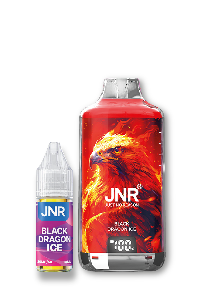 Puff jetable JNR BLACK DRAGON ICE - carton de 5 pour buraliste