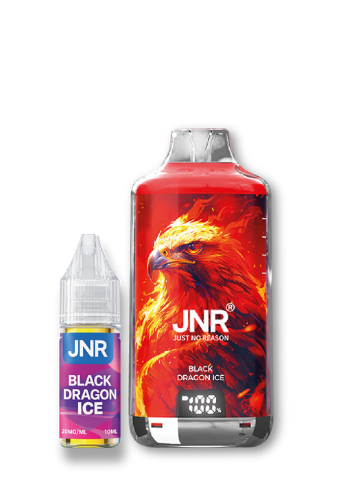 Puff jetable JNR BLACK DRAGON ICE - carton de 5 pour buraliste