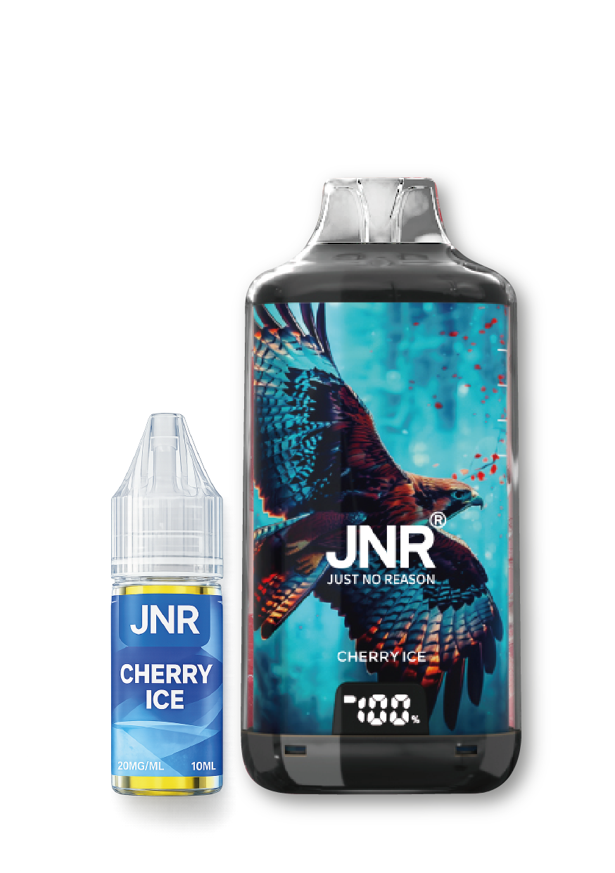 Puff jetable JNR CHERRY ICE - carton de 5 pour buraliste