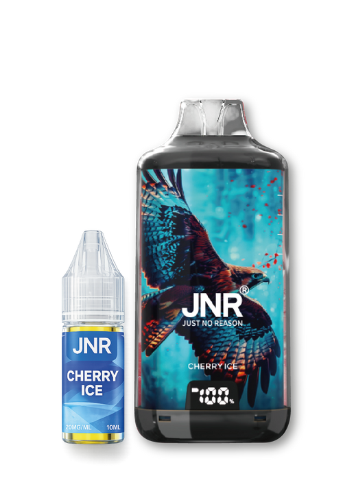 Puff jetable JNR CHERRY ICE - carton de 5 pour buraliste