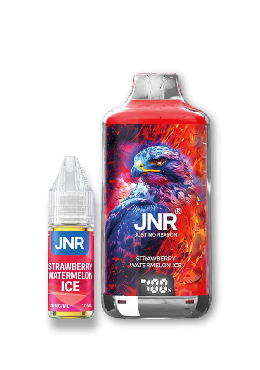 Puff jetable JNR STRAWBERRY WATERMELON ICE - carton de 5 pour buraliste