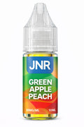 E-liquide JNR Pomme Verte Peche - boîte de 10 flacons pour buraliste