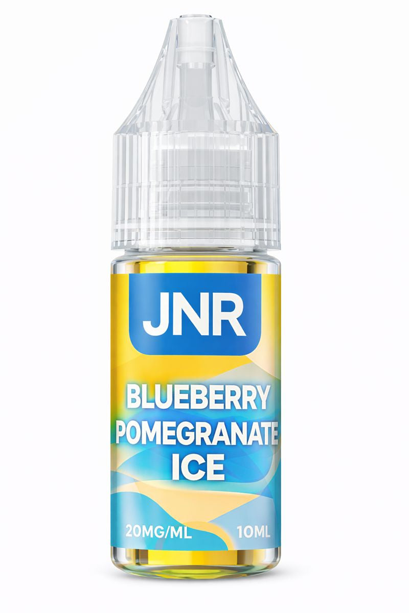 E-liquide JNR Myrtille Grenade Glacée - boîte de 10 flacons pour buraliste
