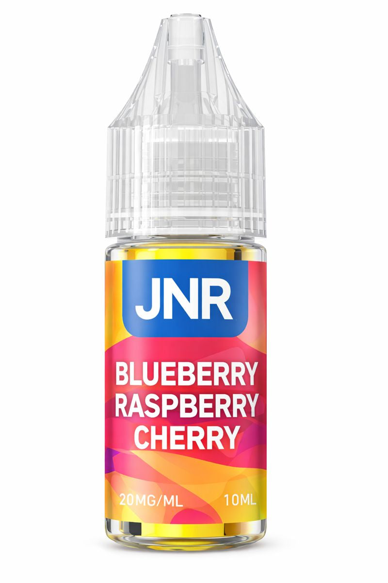 E-liquide JNR Myrtille Framboise Cerise - boîte de 10 flacons pour buraliste