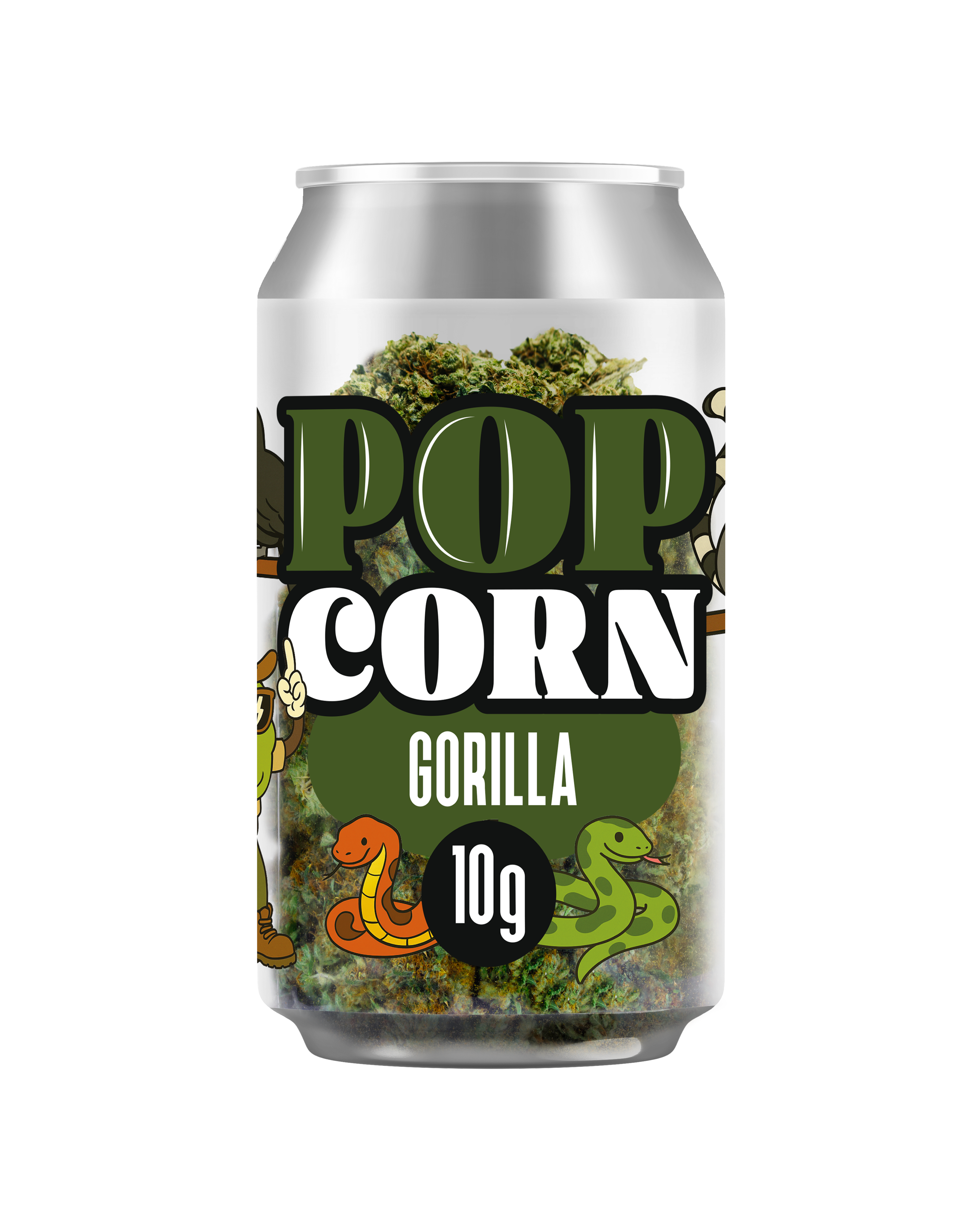 Fleur CBD Pop Corn Gorilla Haschill - boîte de 4 pour buraliste