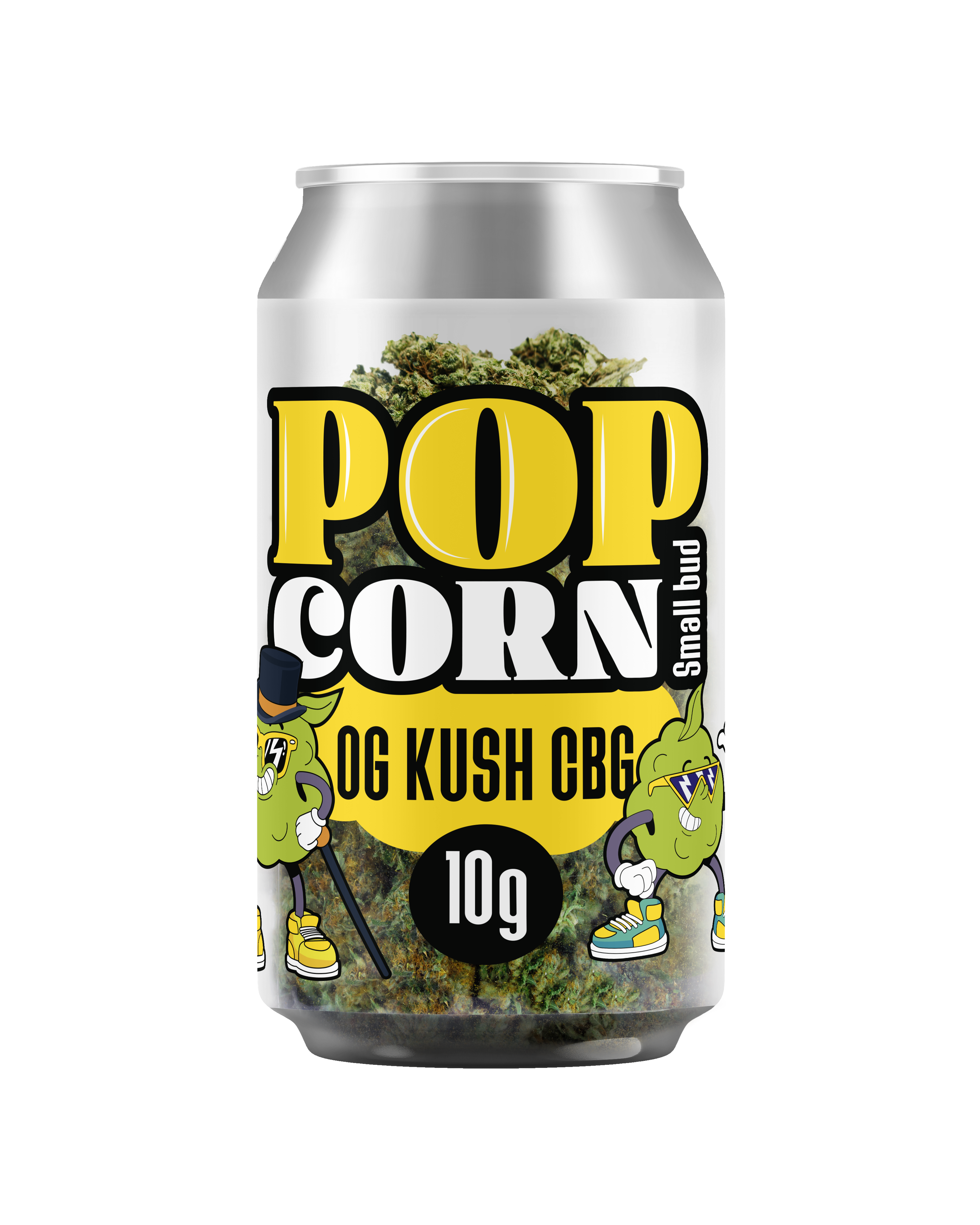 Fleur CBD Pop Corn OG Kush CBG Haschill - boîte de 4 pour buraliste