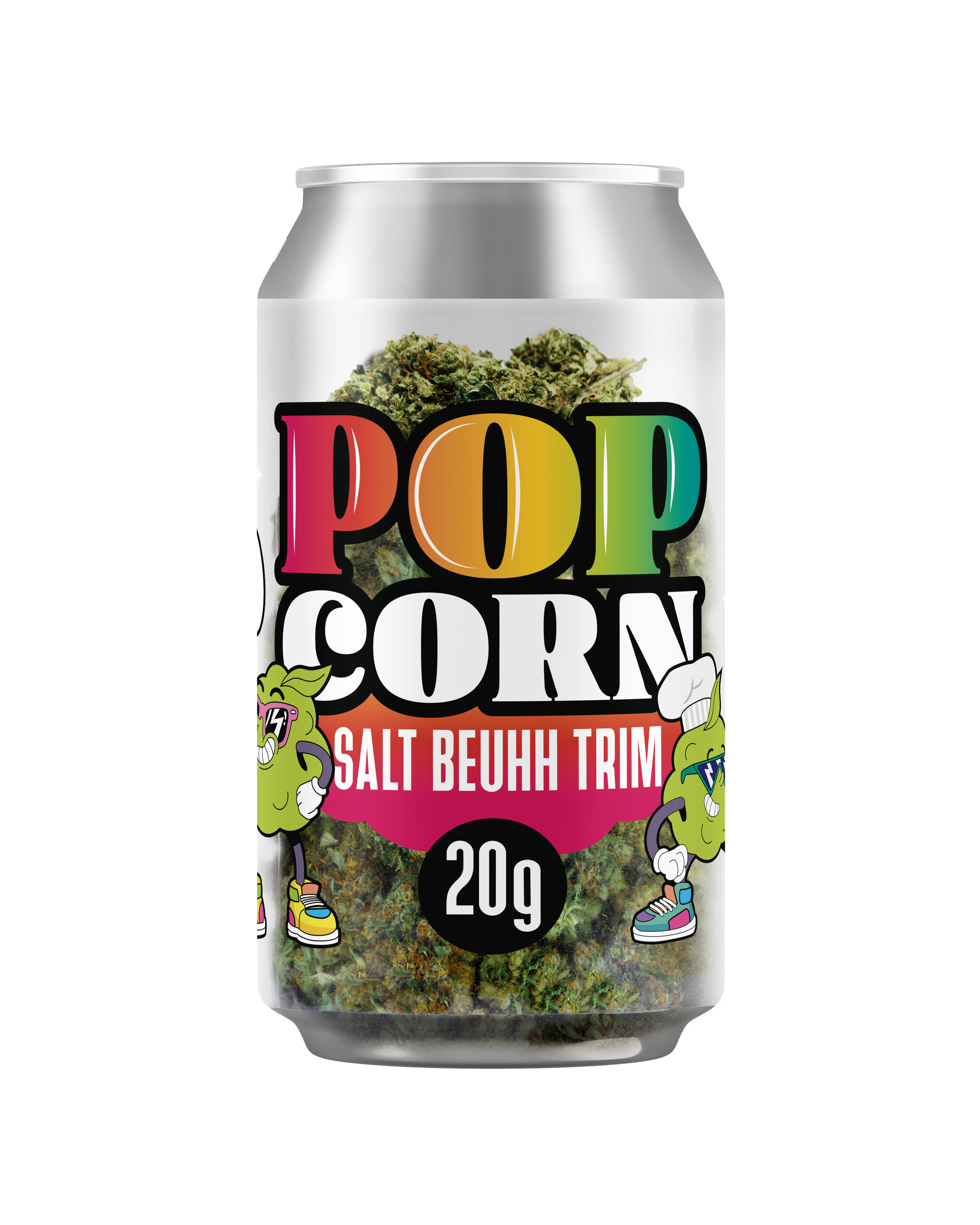 Fleur CBD Pop Corn Salt Beuh Haschill - boîte de 4 pour buraliste