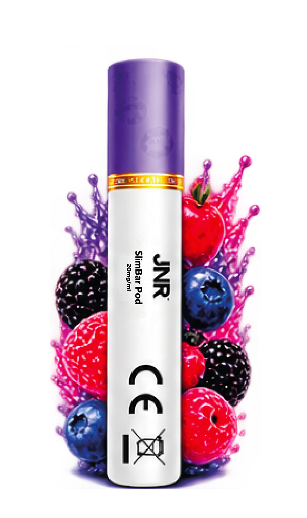JNR Slim Bar Recharge Blueberry Red Raspberry - Boite de 5