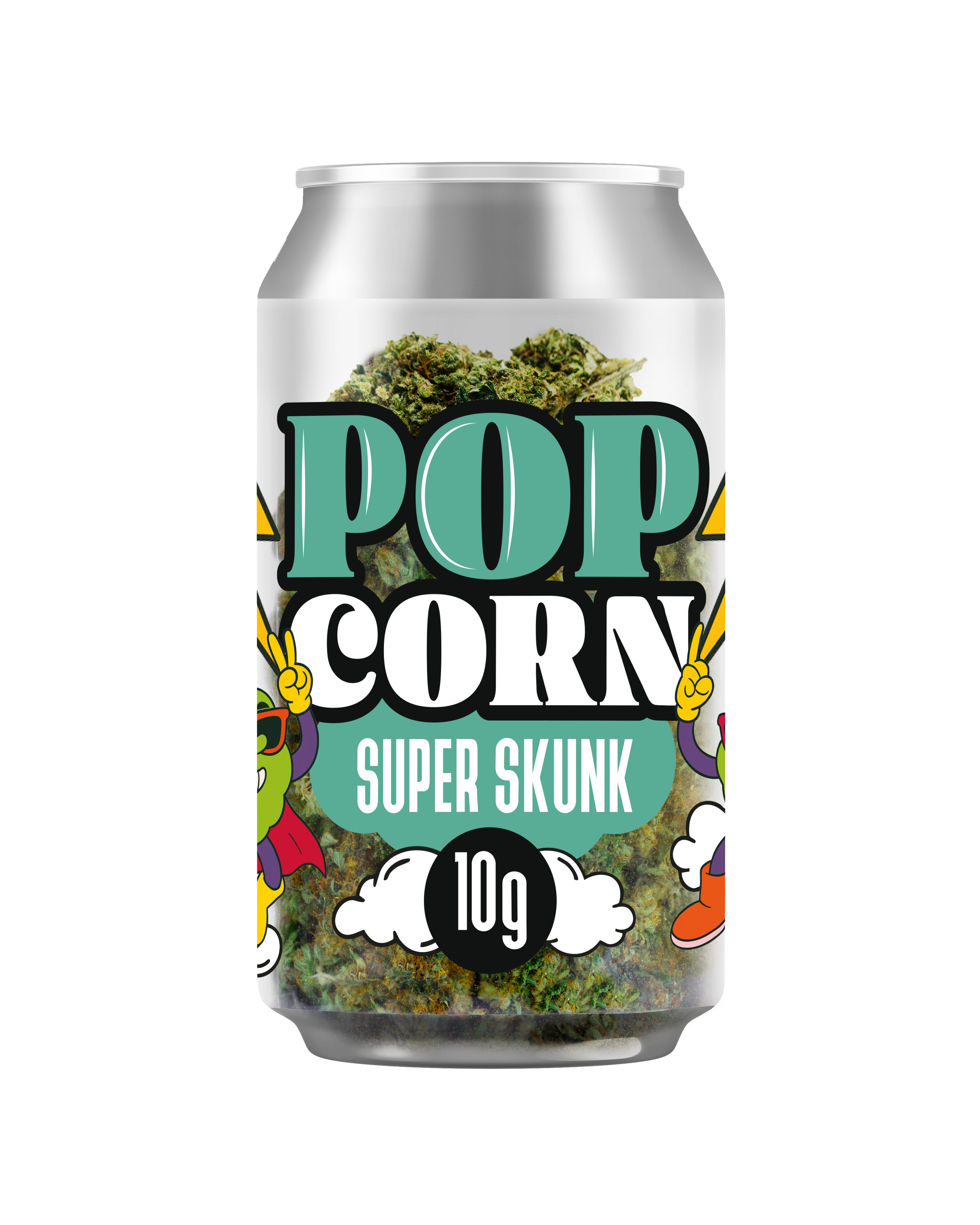 Fleur CBD Pop Corn Super Skunk Haschill - boîte de 4 pour buraliste