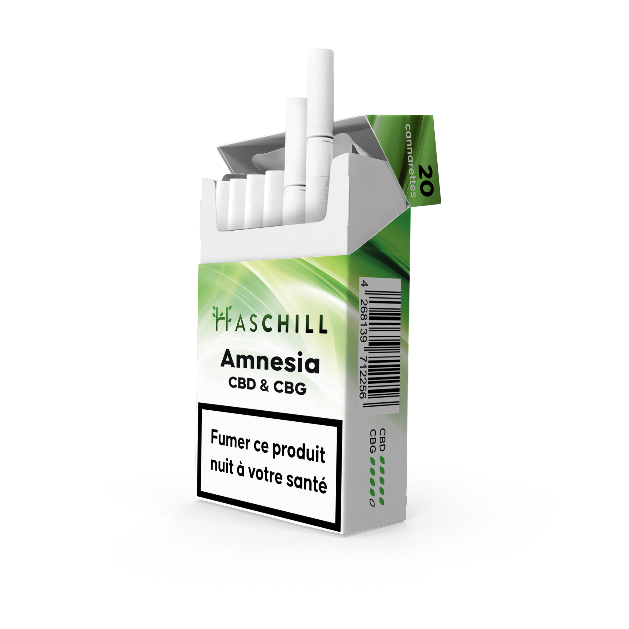 Pré-rolls CBD Weed Pre-Rolls Amnesia en cartouche Haschill