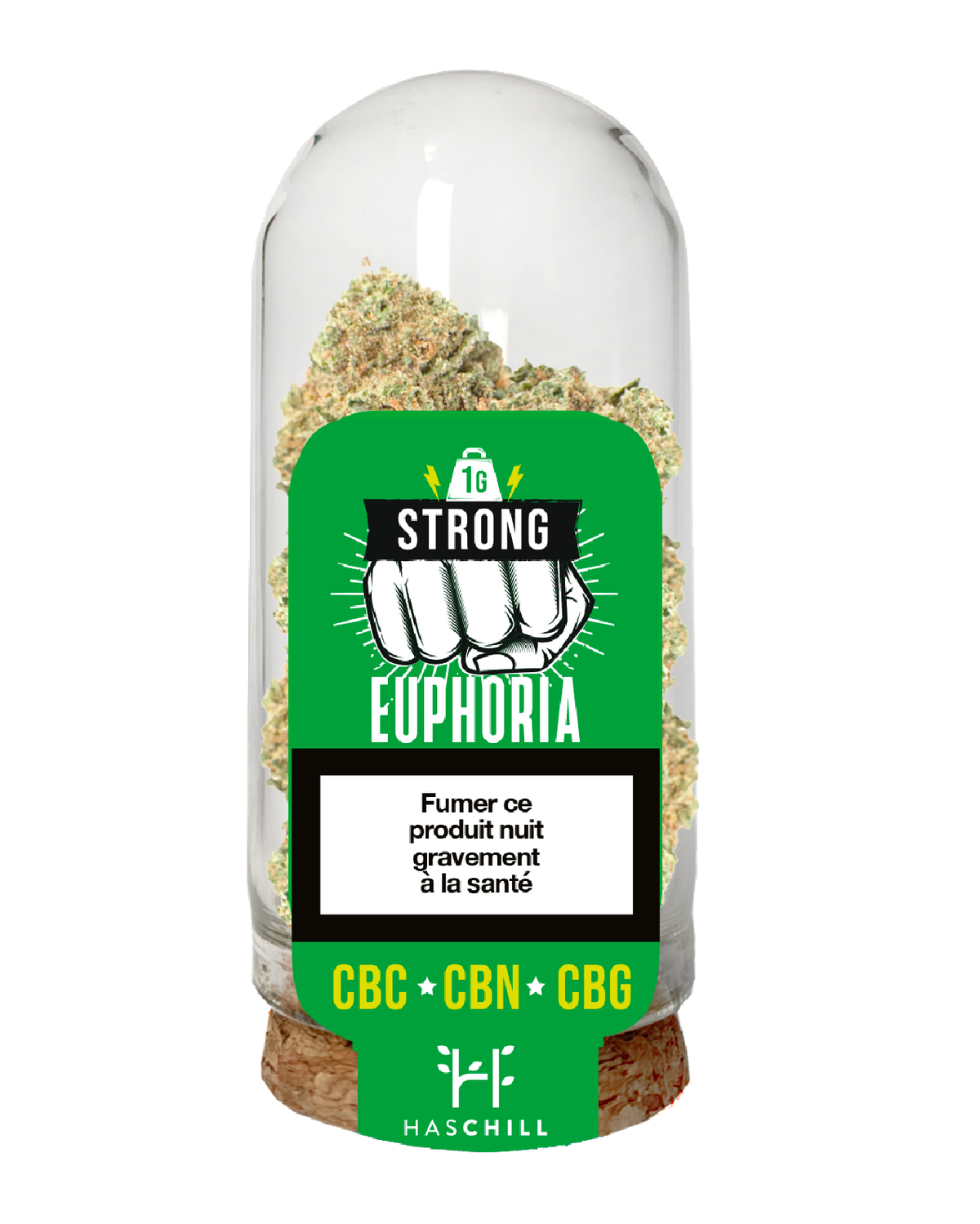 STRONG EUPHORIA Boite de 6 - Fleur CBD buralistes | Haschill