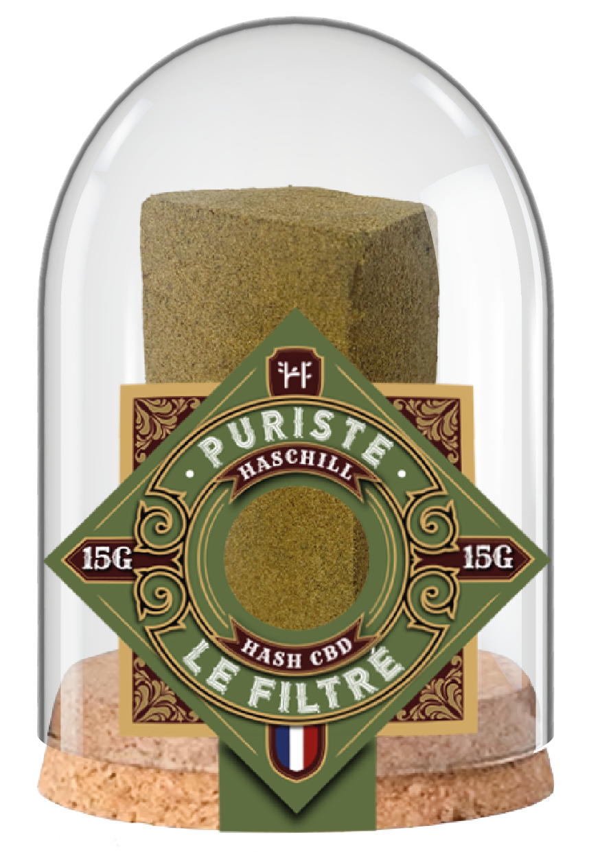 Résine CBD Puriste Le Filtré Haschill - boîte de 4 dômes 15g